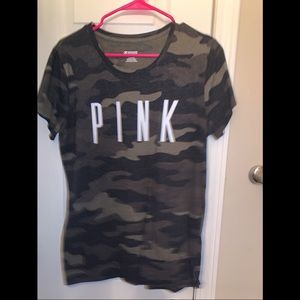 PINK camo everyday tee